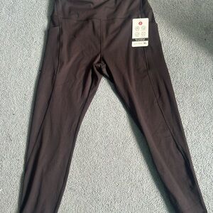 High-Waisted Black Leggings